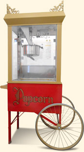 Popcornmaschine Antik POP 12 mit Wagen